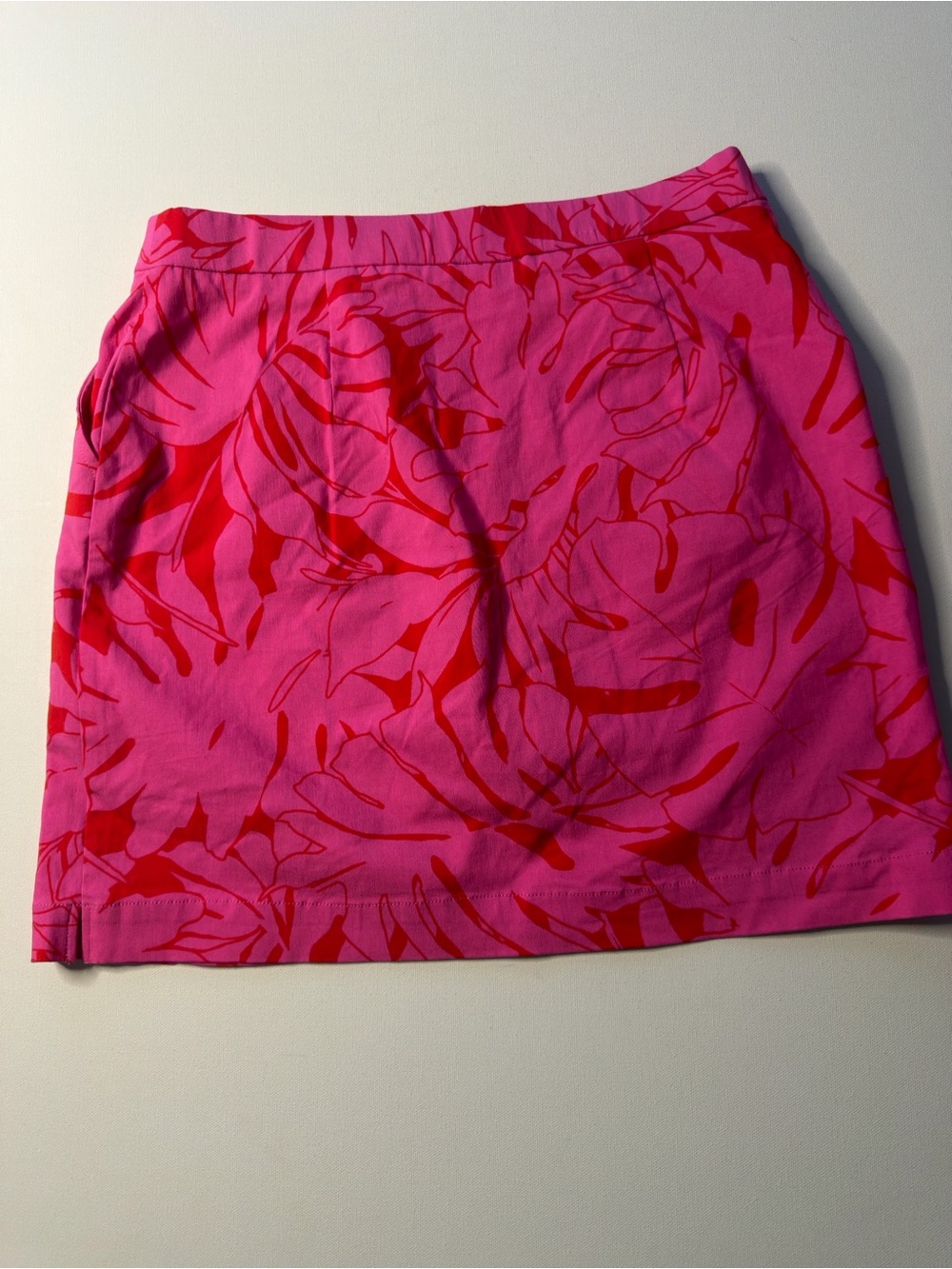 NWT Women's Rafaella Pink & Red Floral Skirt Size Small (D2)(C1) - Picture 5 of 5